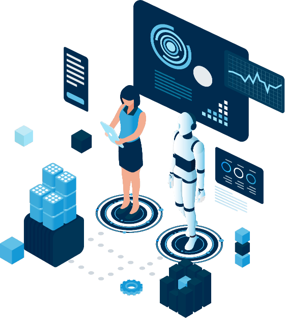 Live Data Map Illustration